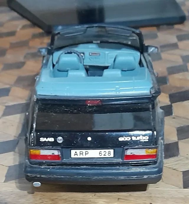Miniatura em metal SAAB 900 Turbo Cabriolet - Marca: Anson