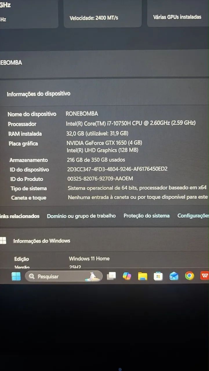 Notebook gamer Lenovo ideapad gaming 3 - Foto 3