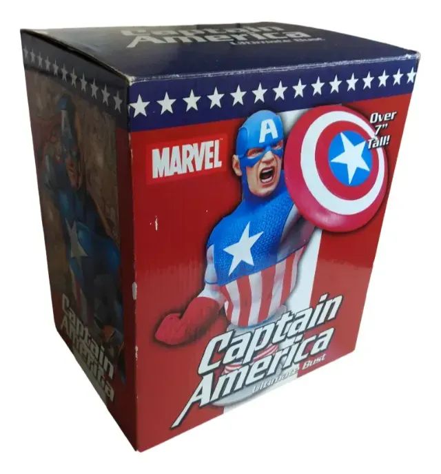 Busto Capitão América Marvel Ultimate - Diamond Select Toys (20cm) - Foto 5