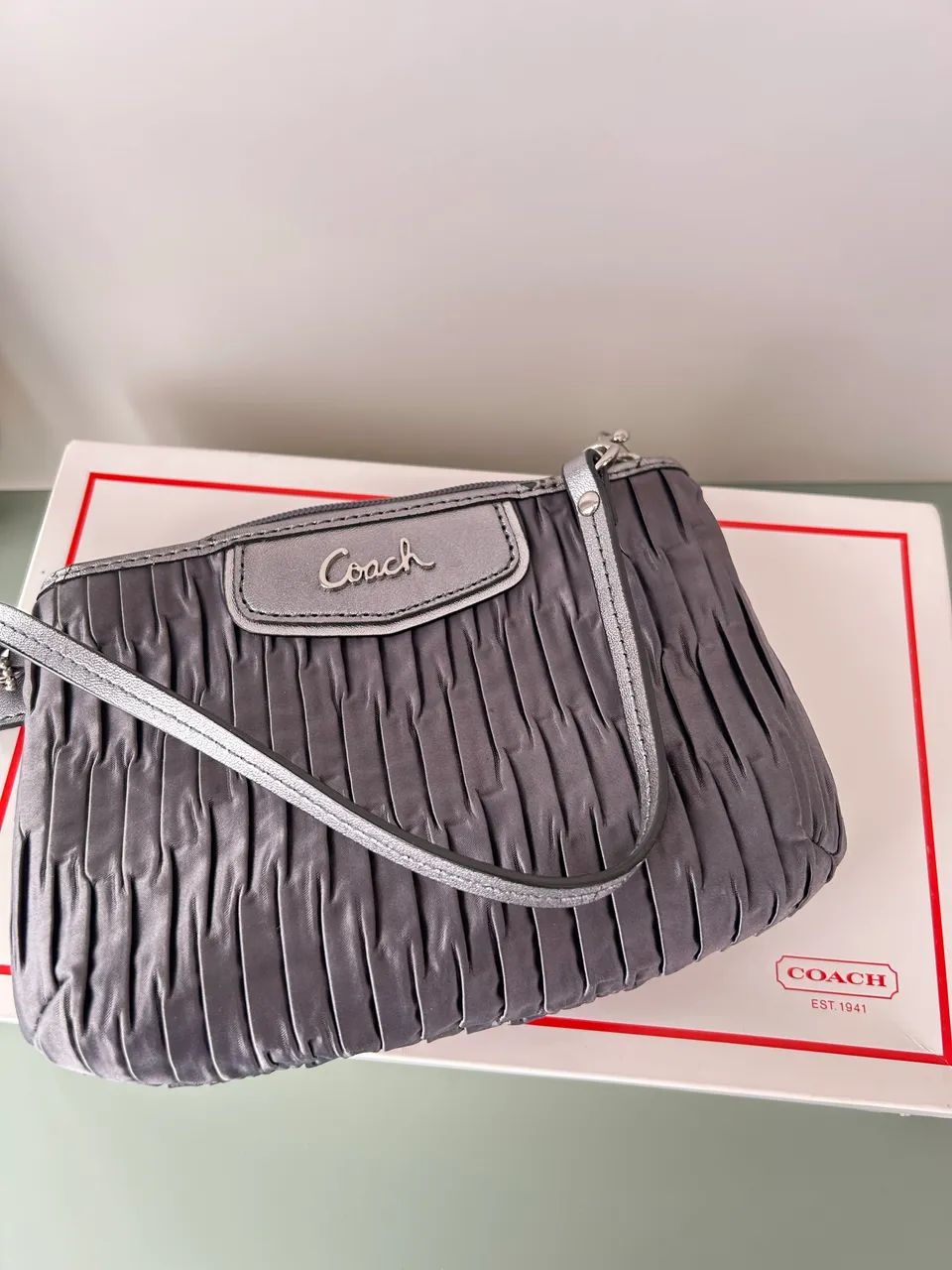 coach wristlet bolsa de mão  - Foto 3