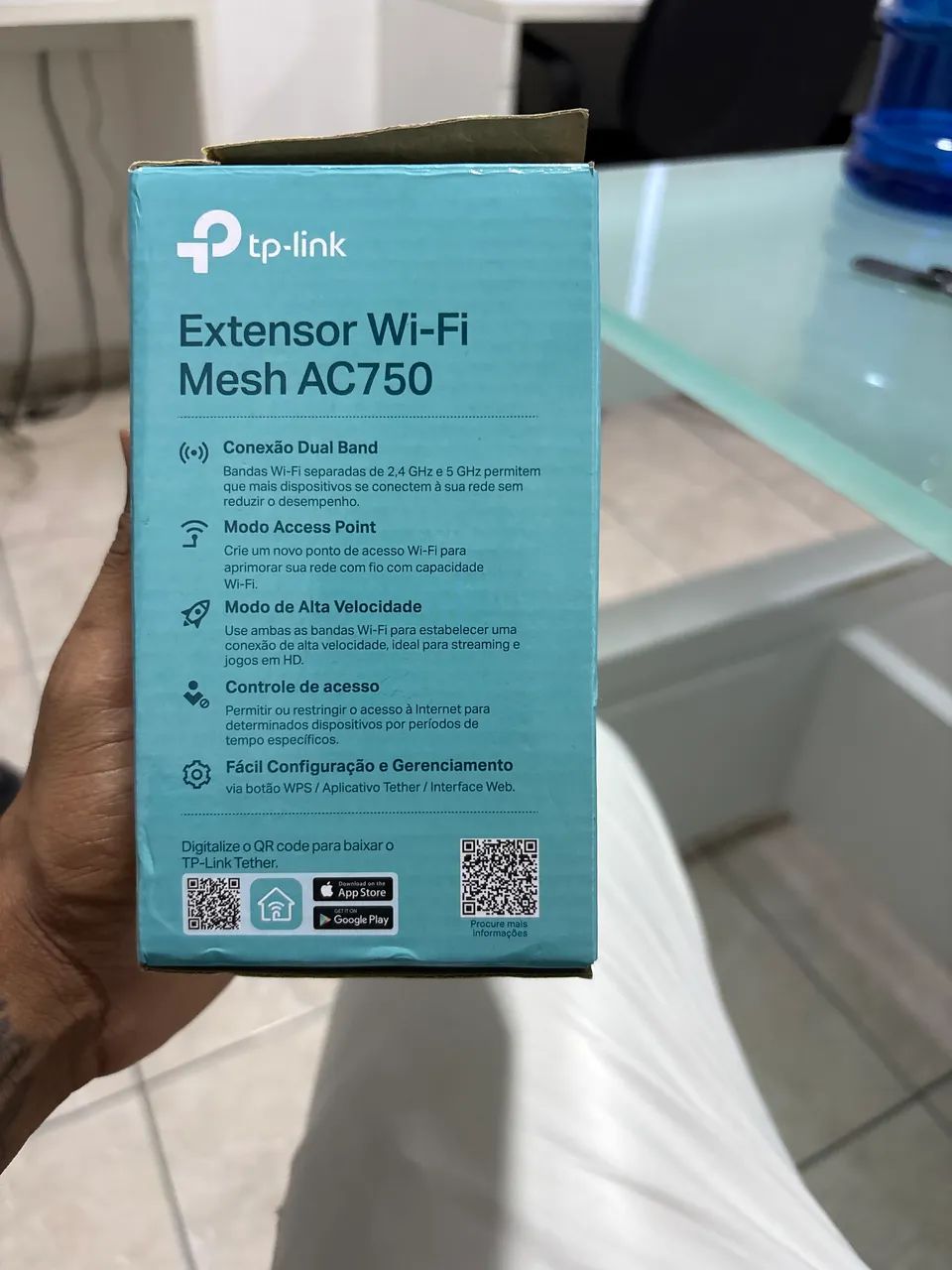 Repetidor TP-link RE200 branco - Foto 2