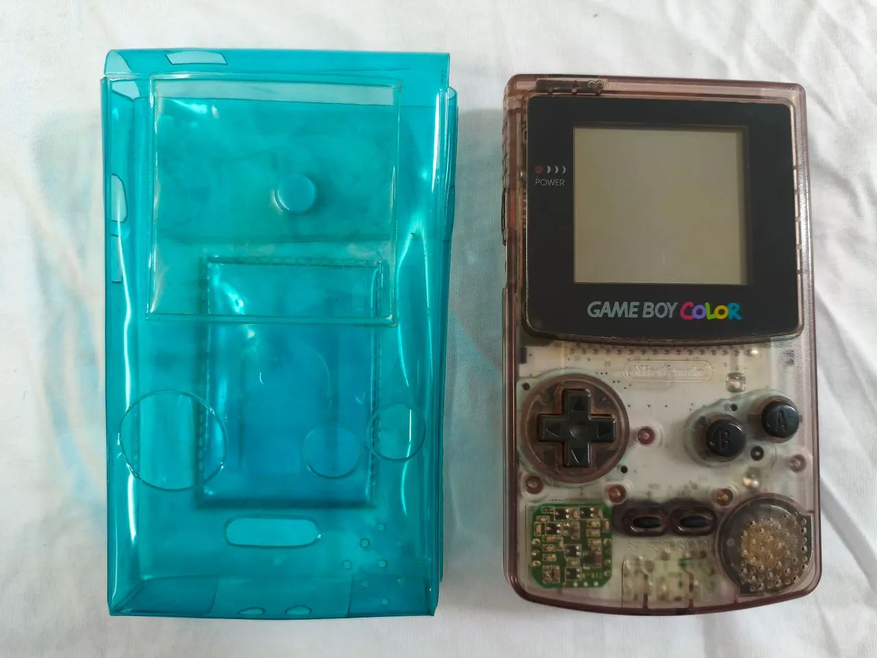 Console Nintendo Game Boy Color Roxo Transparente + Case - Foto 2