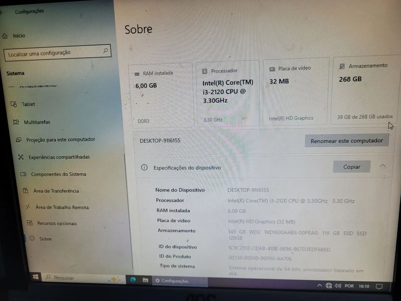 Computador para Trabalho Core I3  - Foto 3
