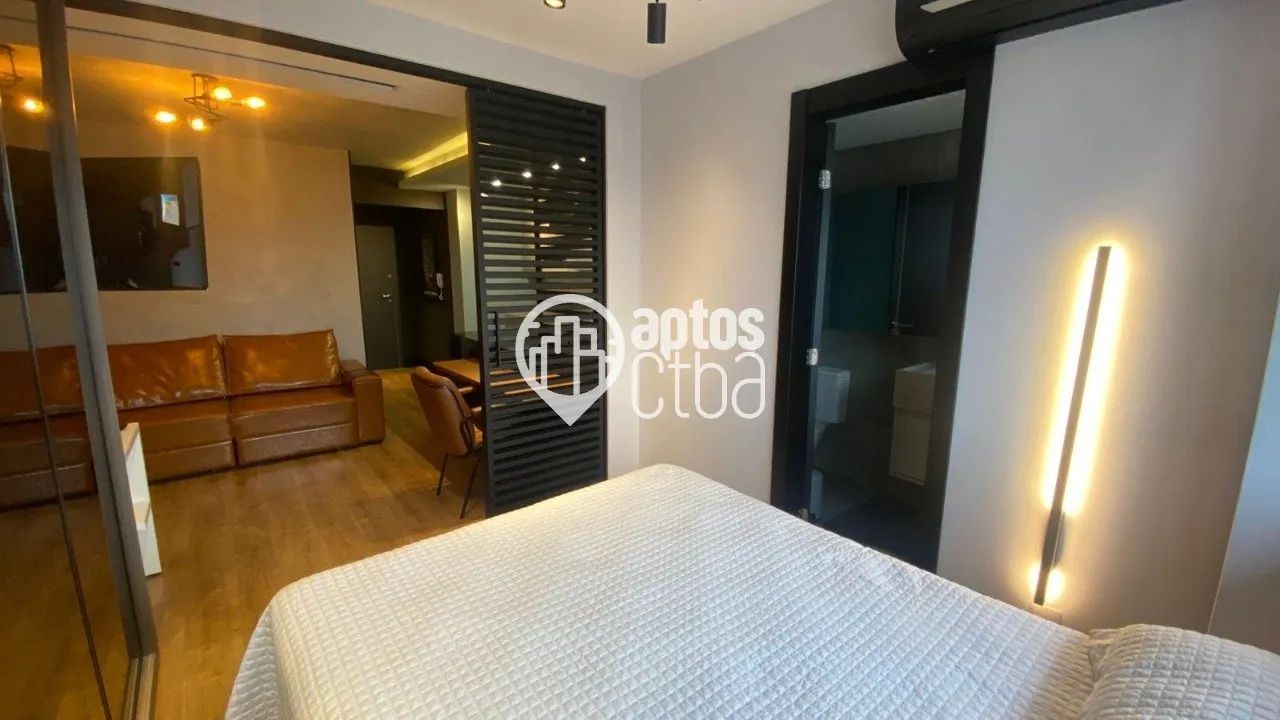 Apartamento para locação, mobiliado, no Res. IGLOO, 01 dormitório, Água Verde - Curitiba/P - Foto 12