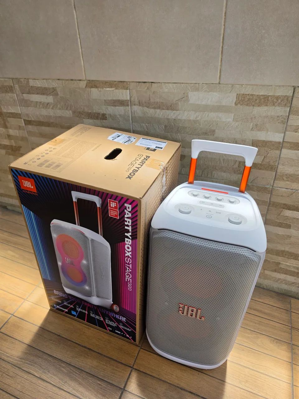 Jbl PartyBox 320 Branca com NF e Garantia.  - Foto 2