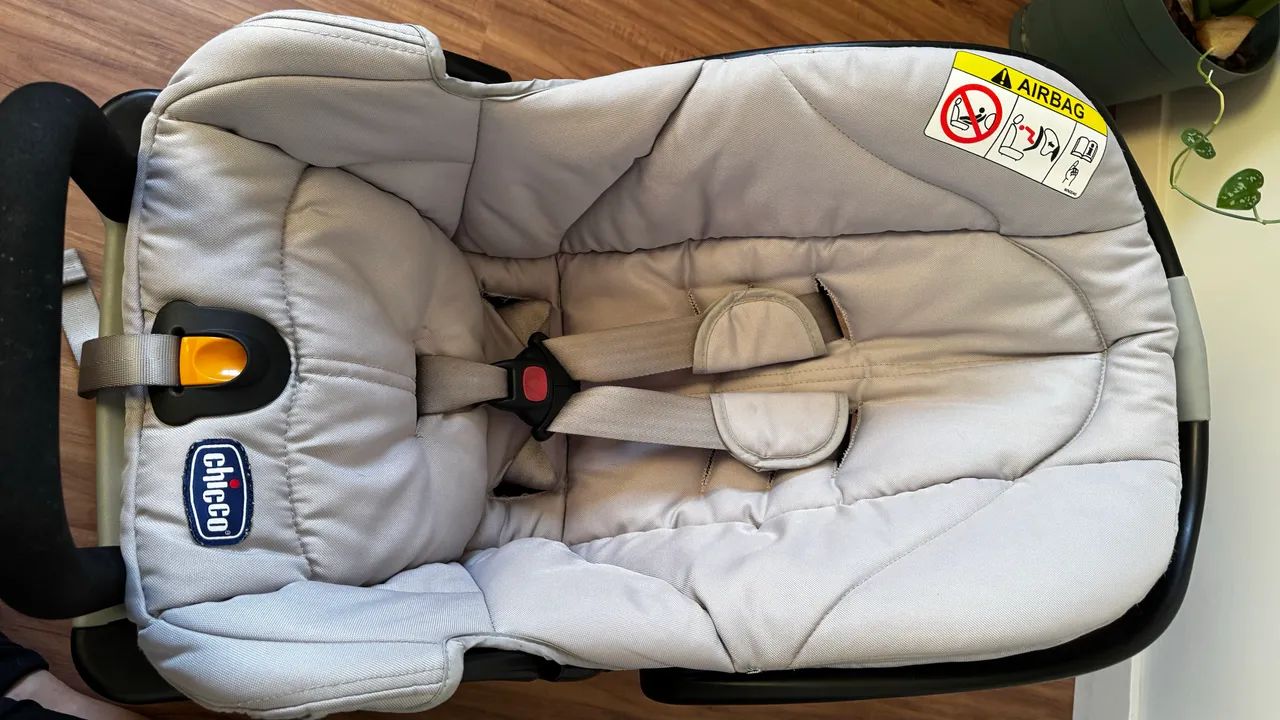 Bebê Conforto Chicco com Base - Excelente Estado - Foto 2