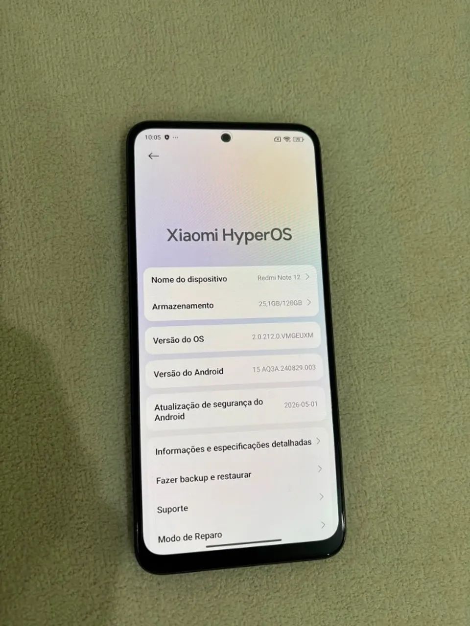 Redmi Note 12 128GB / 4GB RAM - Impecável (Celular de Escritório) - Foto 4