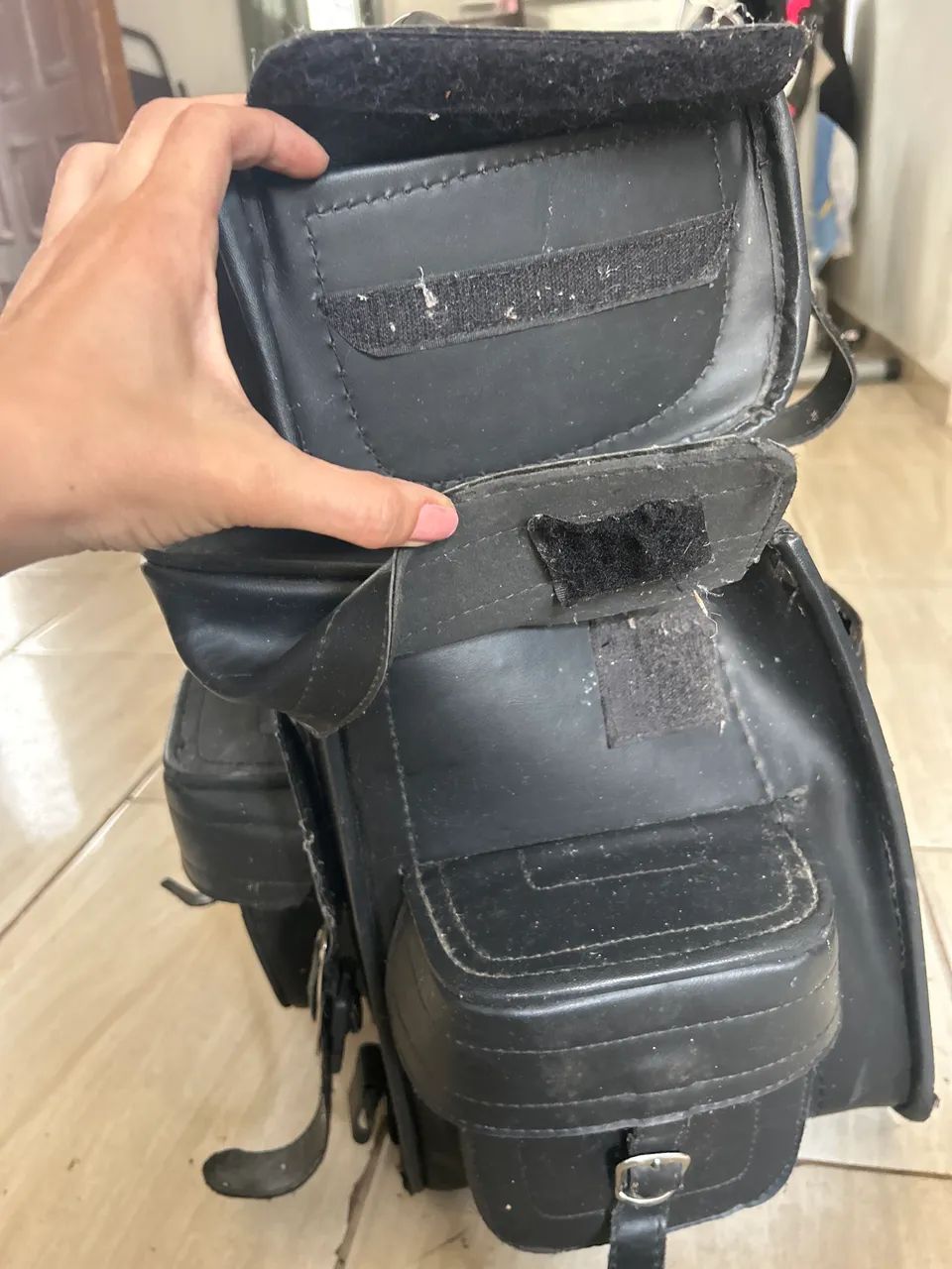 Bolsa Alforge Traseiro Moto Custom 32L - Foto 4