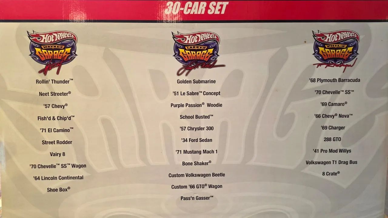 Hot Wheels Garage 30-Car Set (Lançado em 2011) - Brinquedos e