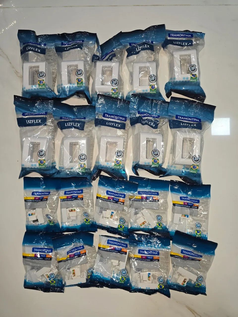 10 Módulo RJ45 e Caixa de sobrepor - Foto 2