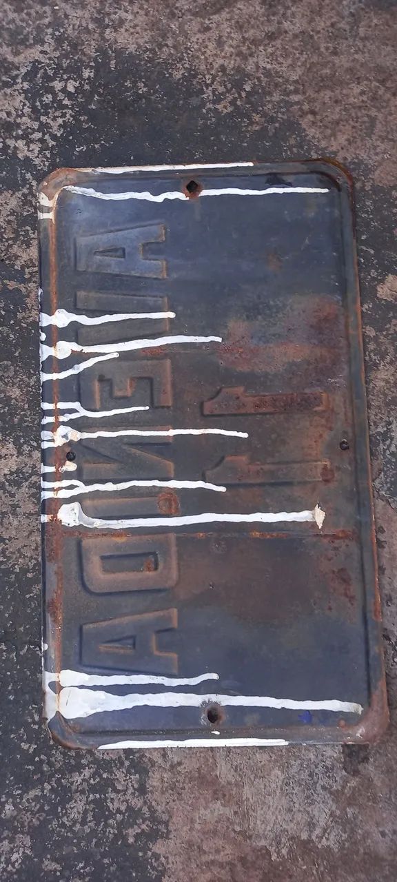 Placa antiga em Ágata  - Foto 2