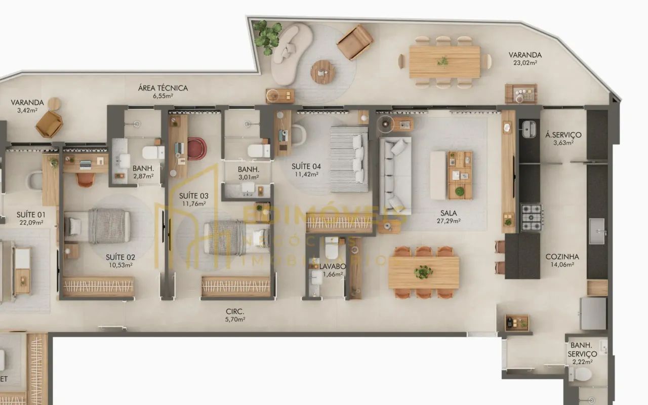 Barro Vermelho: Apartamento com design sofisticado e áreas de lazer incríveis - Foto 2