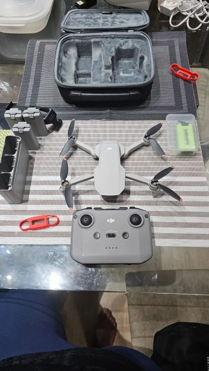 Drone DJI Mini 2 4K + Combo Fly More (Perfeito Estado) + Acessórios