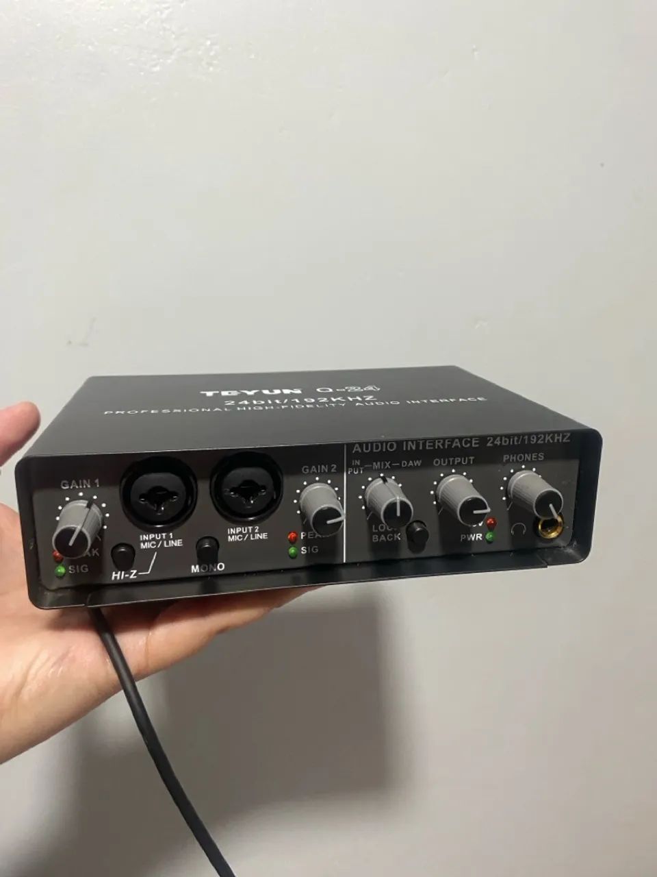 Interface de áudio teyun Q24 nova - Foto 3