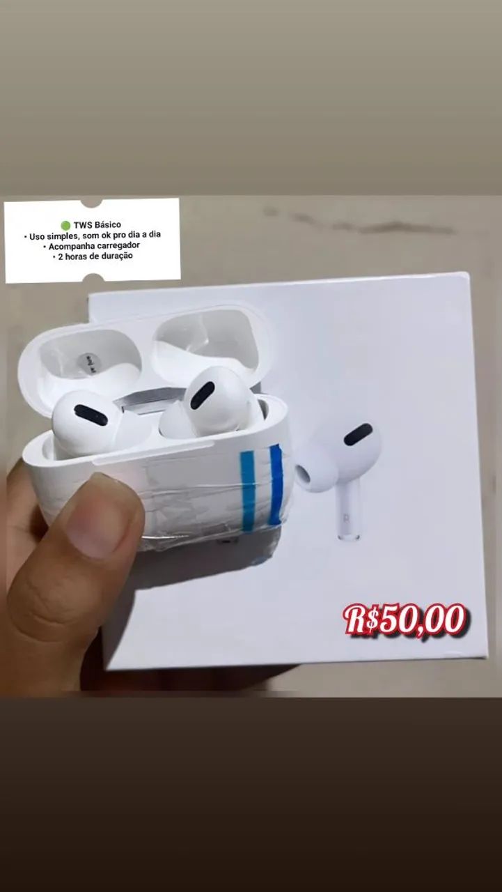 Fone de ouvido bluetooth TWS Básico  R$50,00 - Foto 2