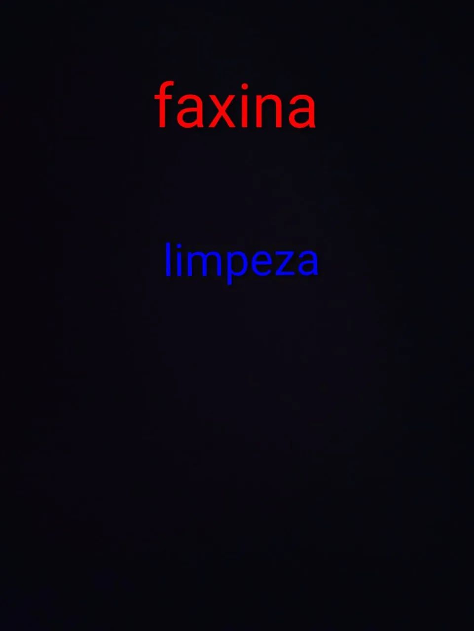 Faço faxina 