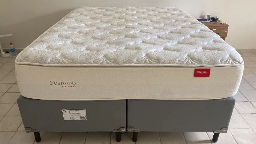 Cama queen molas ensacadas com base