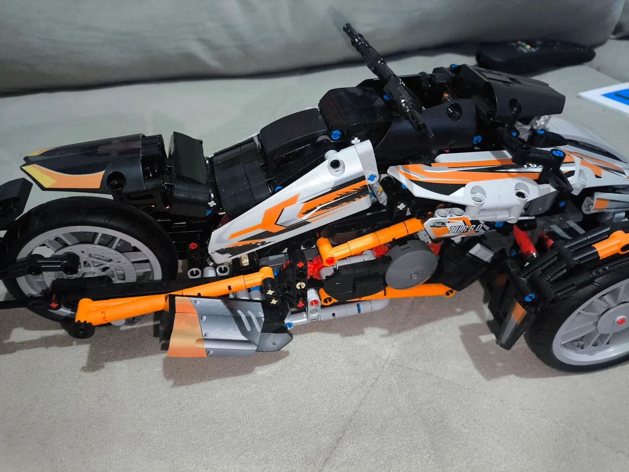 Motocycle lego com controle e bateria - Foto 3