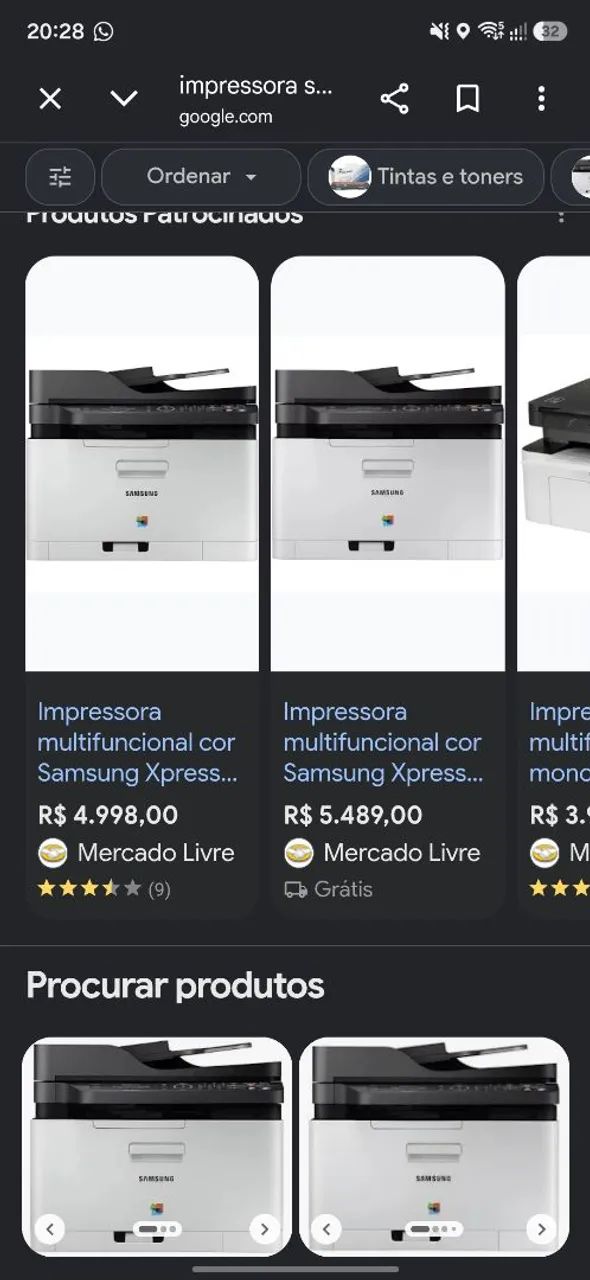 Impressora Samsung Xpress c480fw  - Foto 5