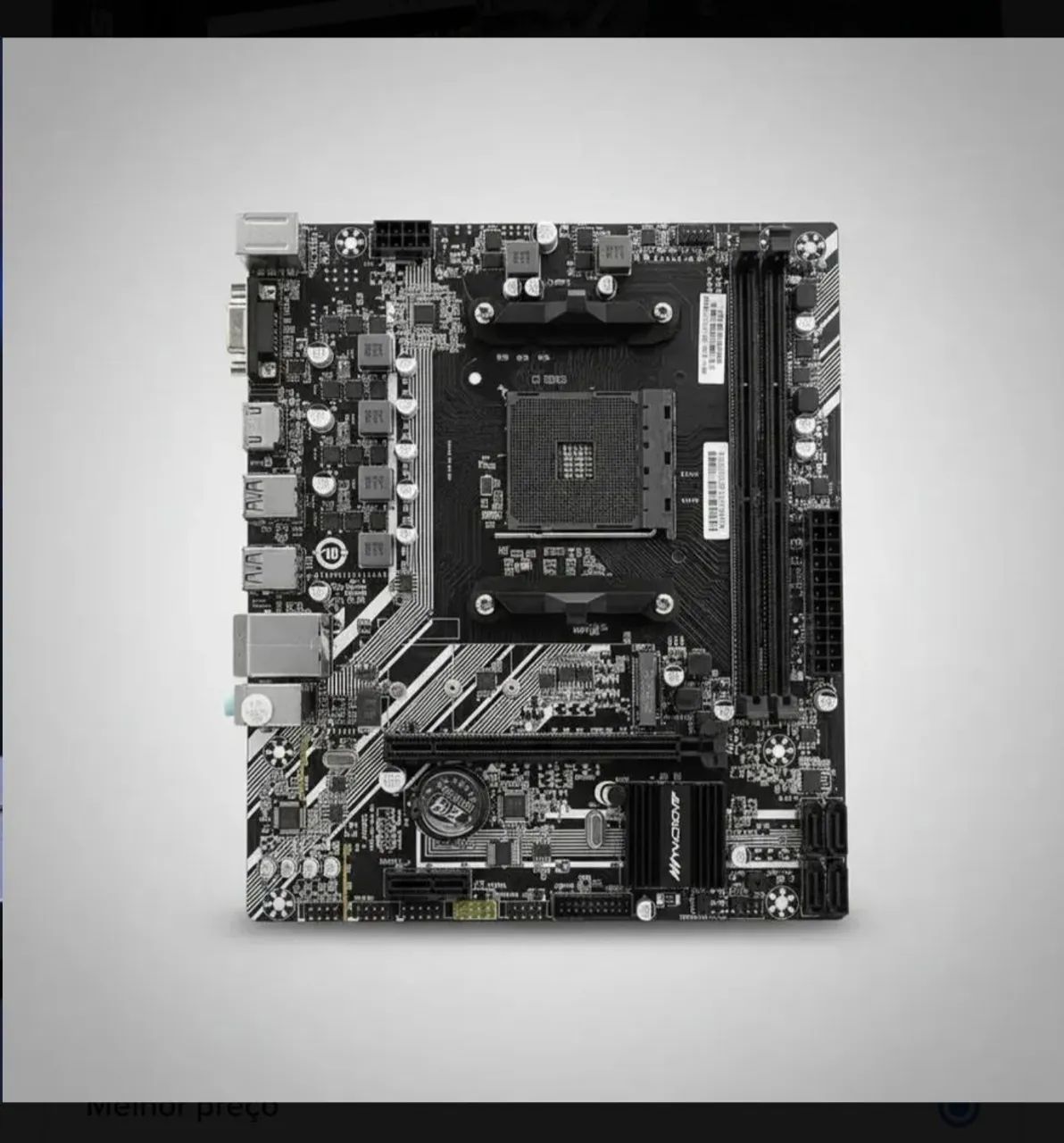 Placa mae Amd B450 m Macrovip - Foto 2