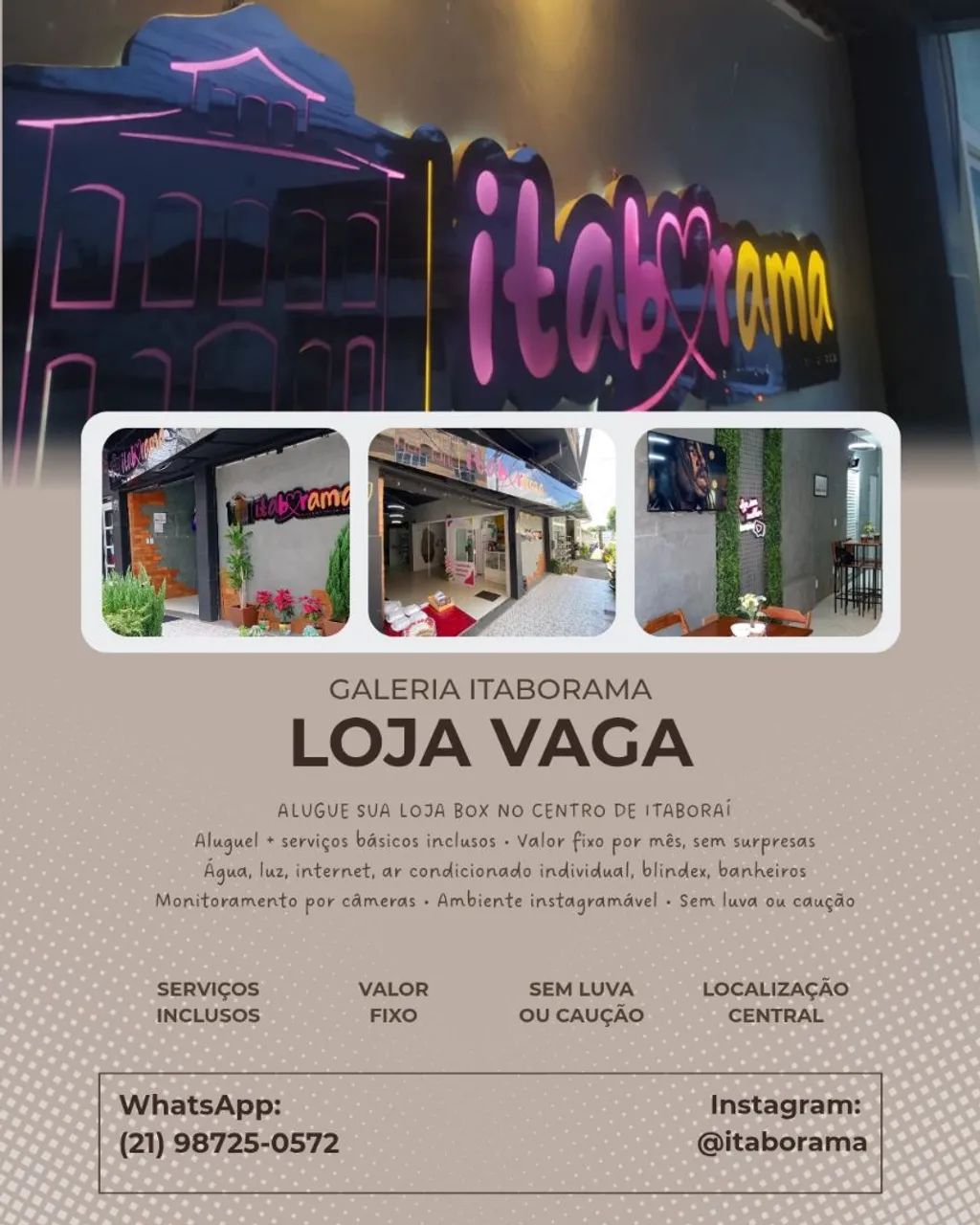 ALUGO LOJA BOX NO CENTRO DE ITABORAÍ <br>