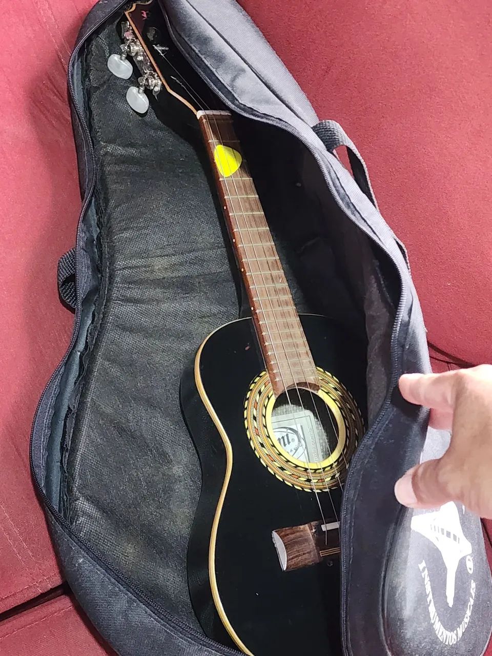 Cavaquinho ROZINI ELÉTRICO Fundo de Fibra  ( Desapego) - Foto 2