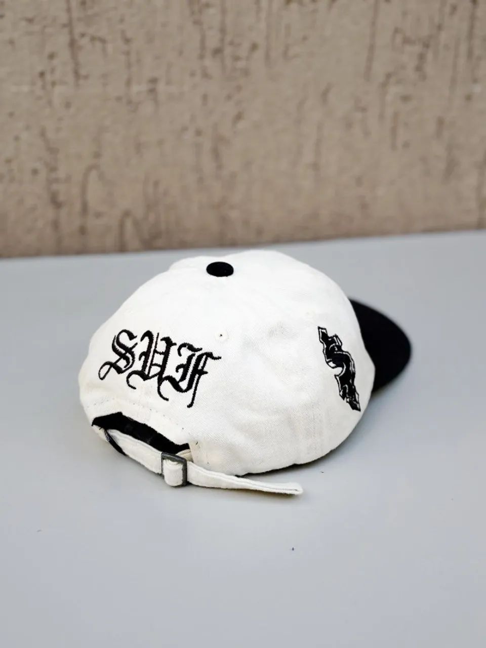 Boné Sufgang 6 Panel $ Bordado Off White - Foto 2