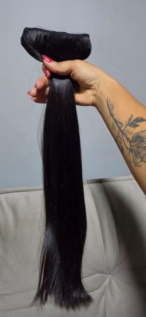 CABELO  HUMANO  LISO  - Foto 2
