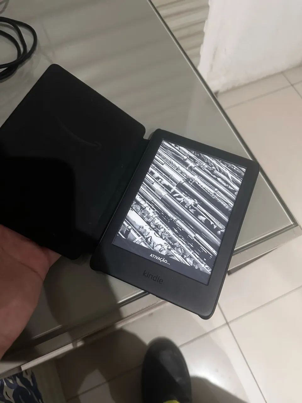 Kindle 10ª geração com capa 
