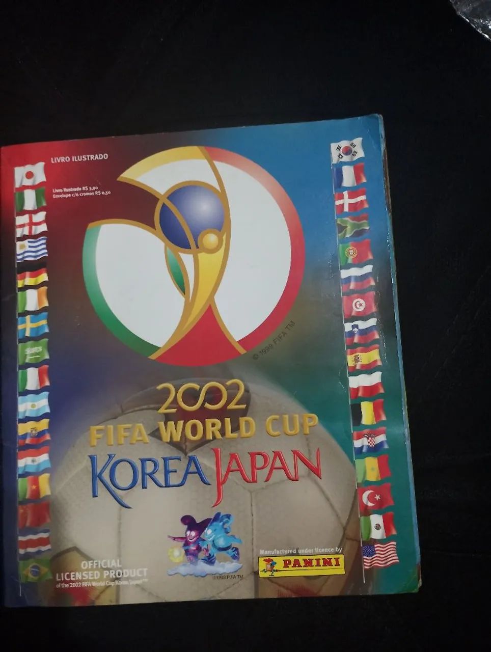 Álbum de figurinhas copa 2002 completo!