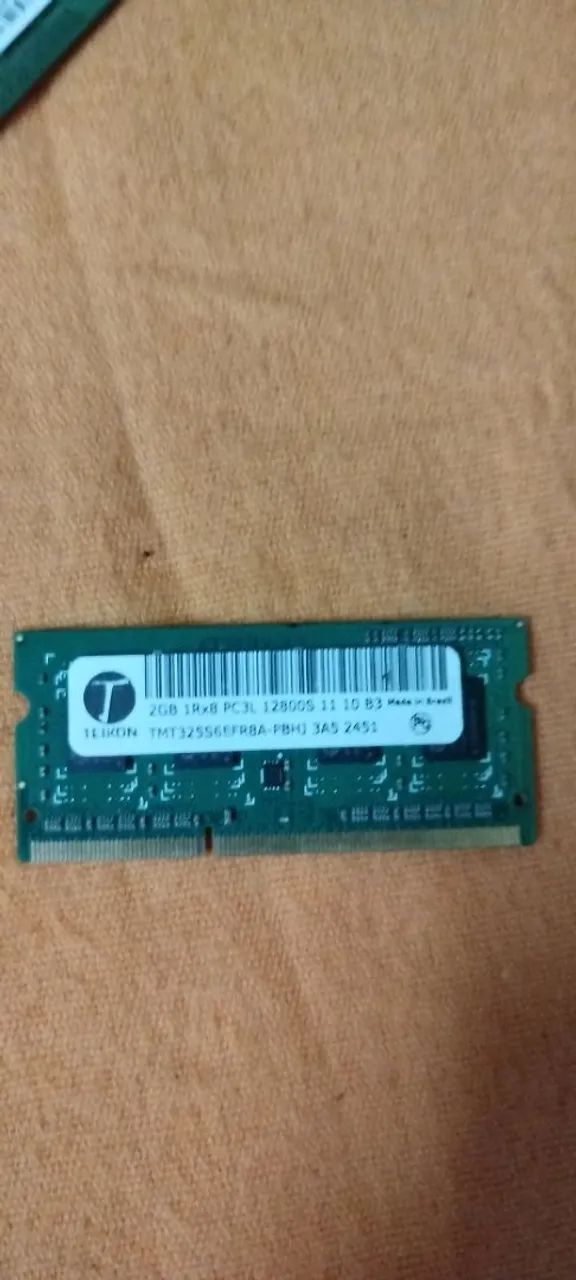 Memória ram para notebook ddr3  2/4 GB. - Foto 2