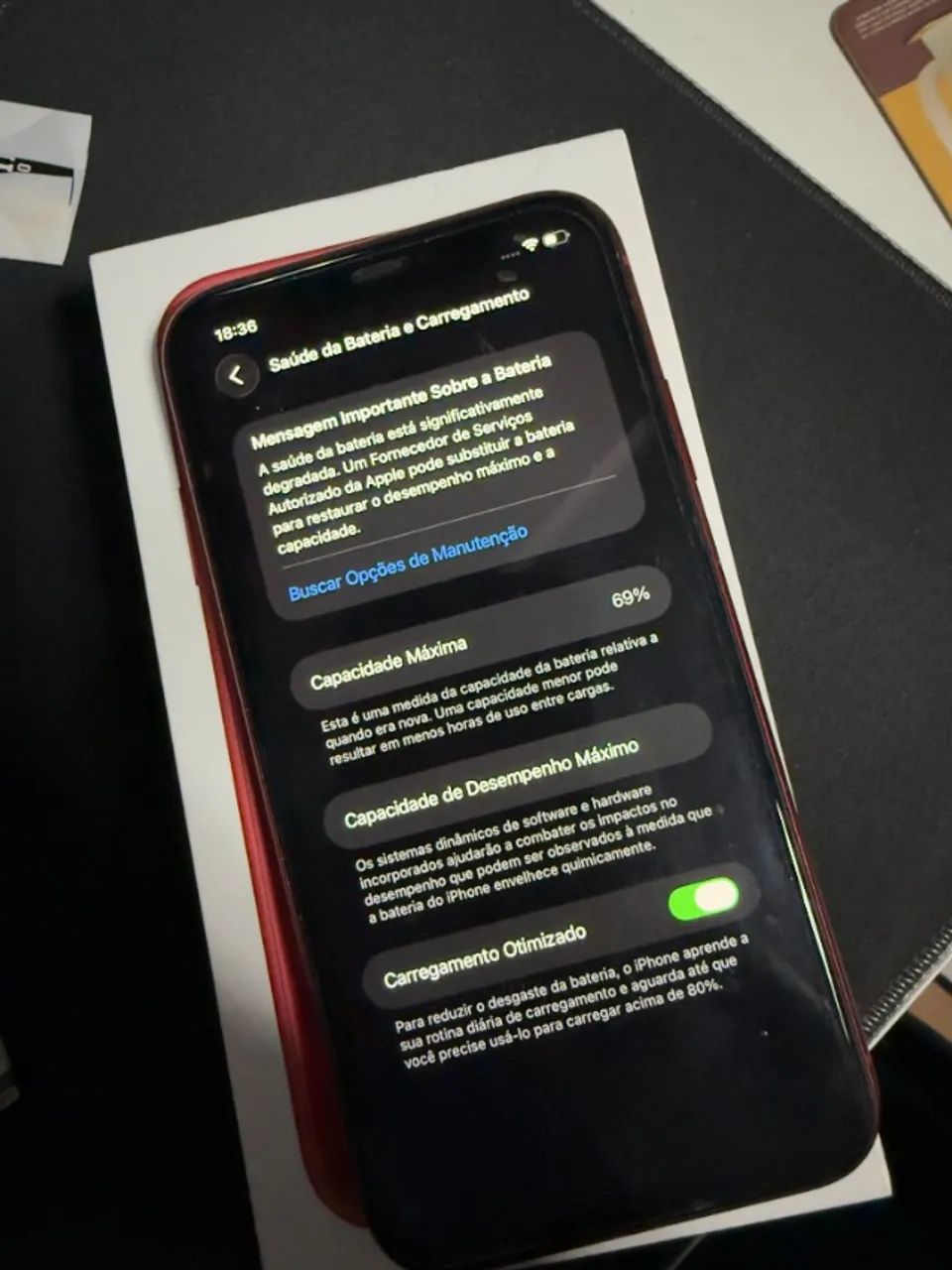 iPhone 11 (PRODUCT) RED 128GB ORIGINAL - Foto 5