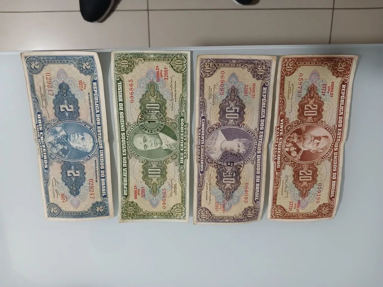 cédulas antigas 