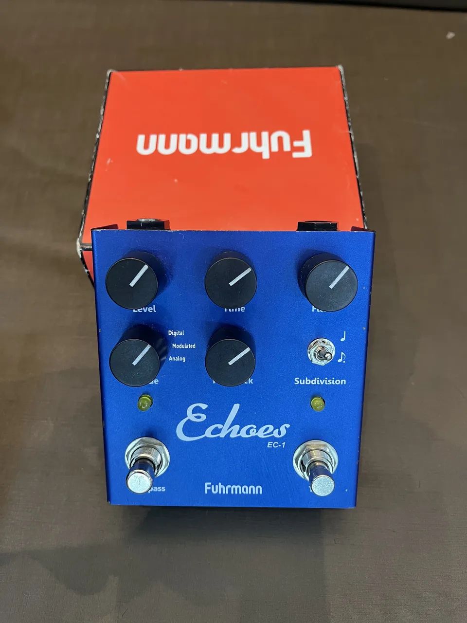 Pedal de delay  da echoes fuhrmann