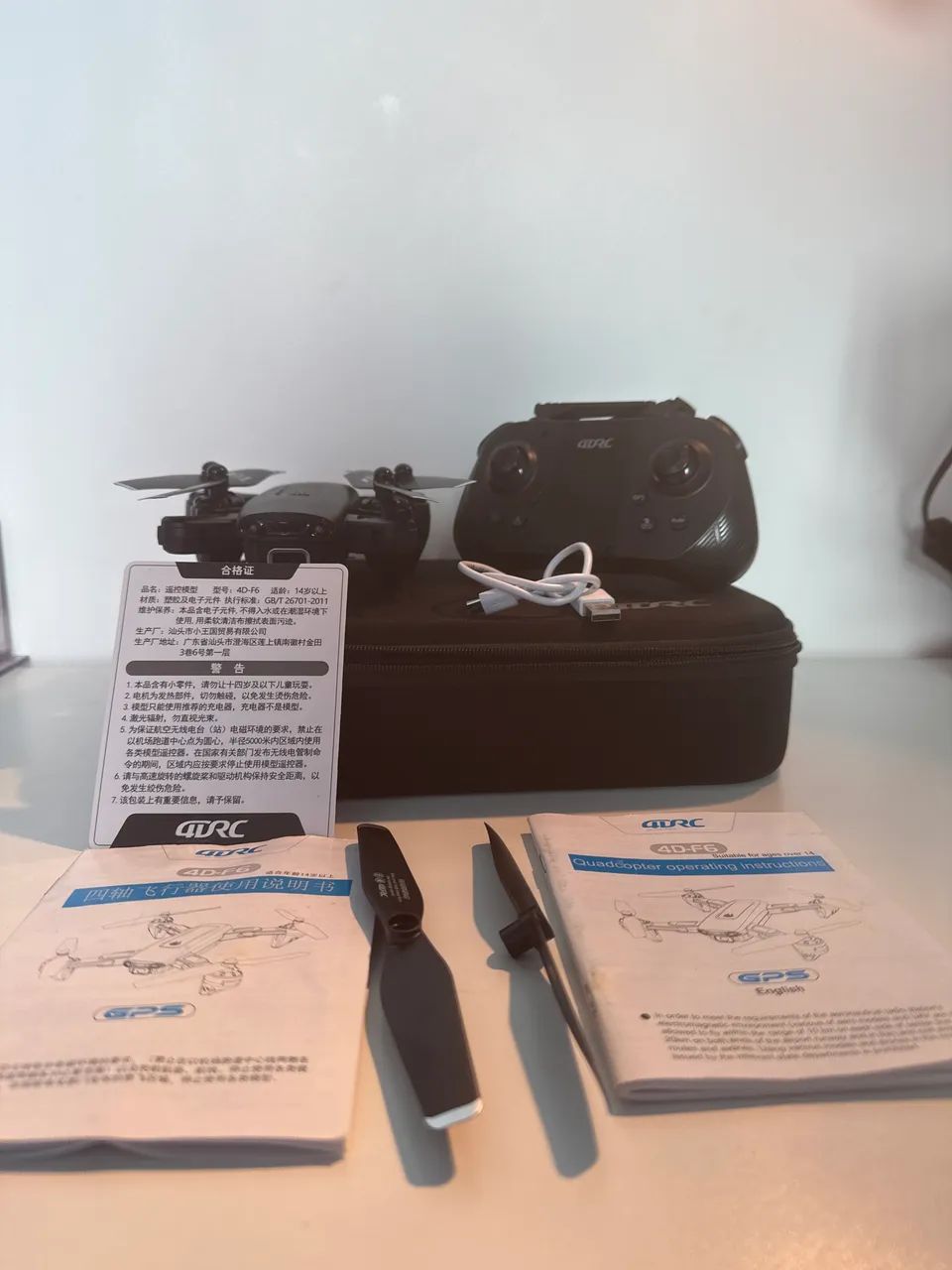 Drone 4D-F6 Just four dreams - dorme com câmera , ótimo estado  - Foto 4