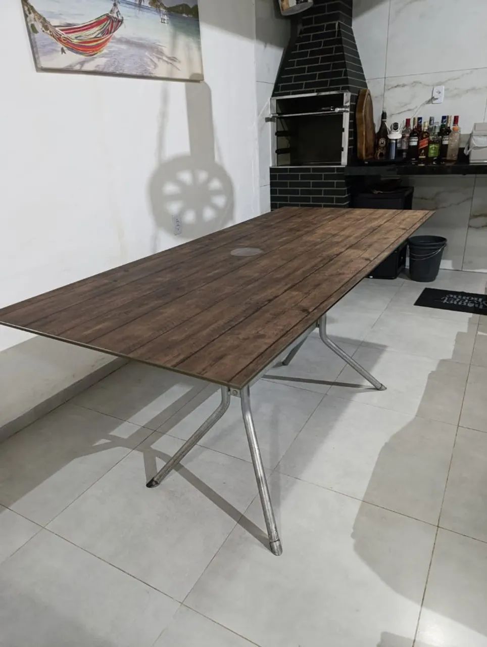 Mesa de vidro em Bom Estado - Foto 3