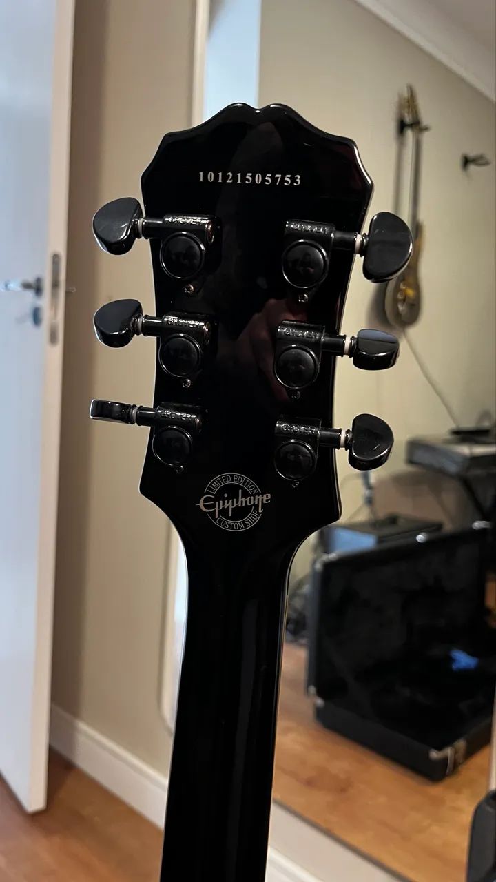 ギター Epiphone Les Paul Standard EMG 81 85 Epiphone Les Paul Standard - EMG 81+85 - Instrumentos musicais