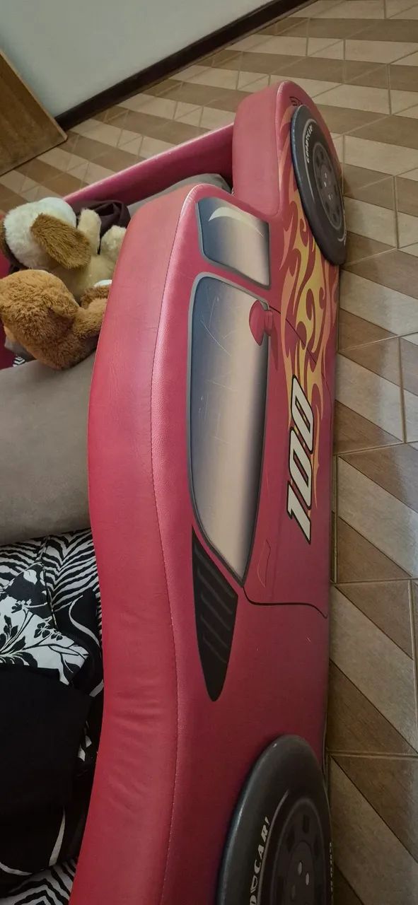 Cama infantil carro de corrida hot Wheels - Foto 4