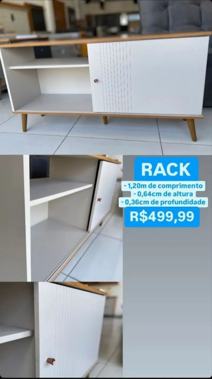 Super promoção de Rack até Tv de 50 polegadas!!