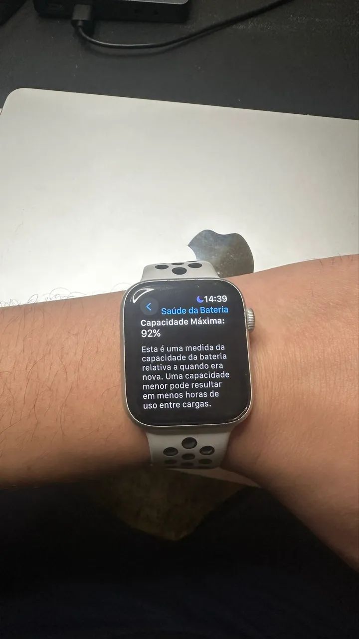 Apple Watch Series 4 Nike 44mm GPS original com caixa pulseira