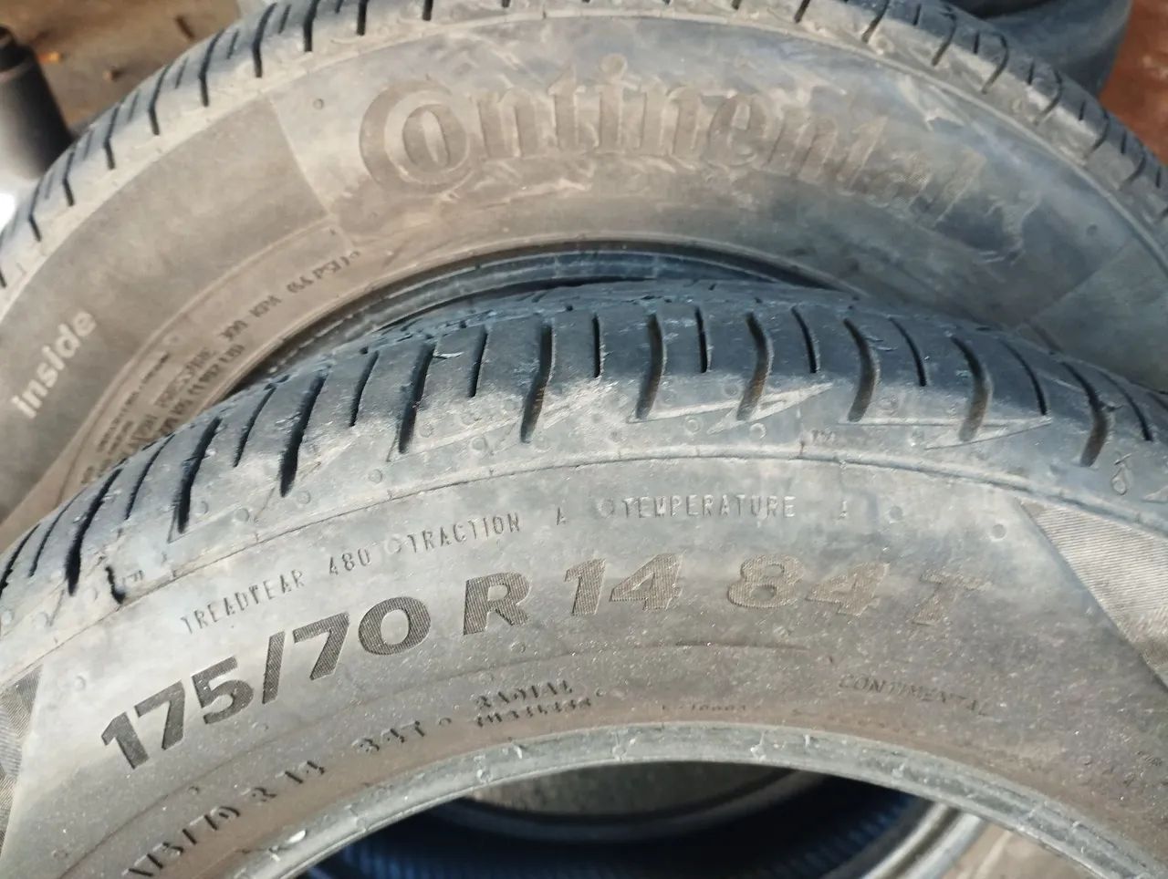 Par de pneus Continental aro 14 - 175/70/ R14 84T - Foto 2