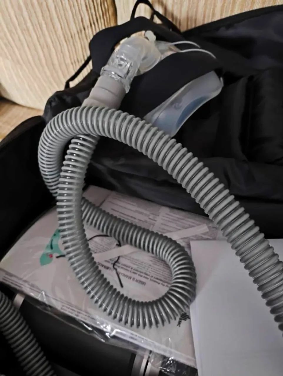 CPAP AUTO RESMART GII E20A DA BMC EM CONJUNTO COM UMIDIFICADOR E MASCARA FACIAL VENTILADA - Foto 6