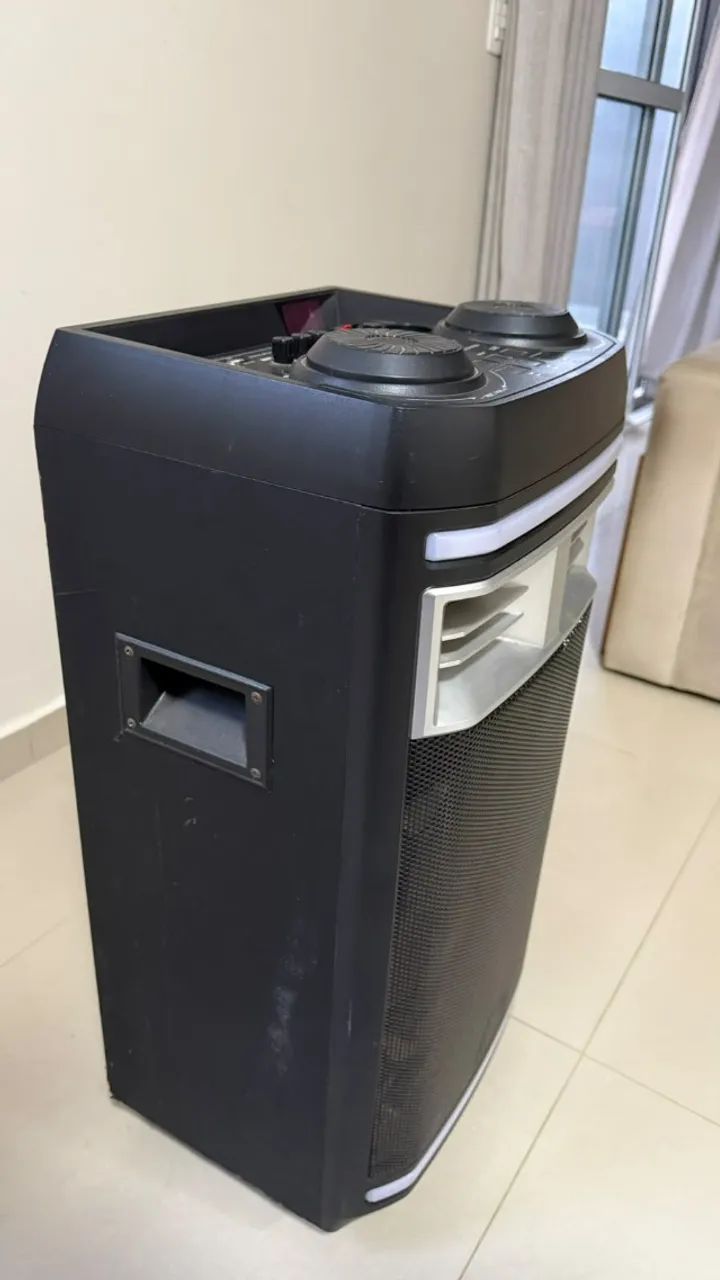 Caixa de Som Altomex AL- *W + 2 Microfones Sem Fio - Foto 5