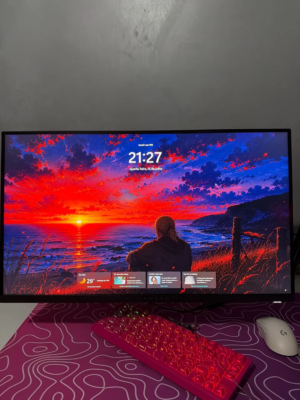 Monitor Gamer Alienware 27" ? QHD (2560 x 1440) ? 180 Hz  - Foto 3