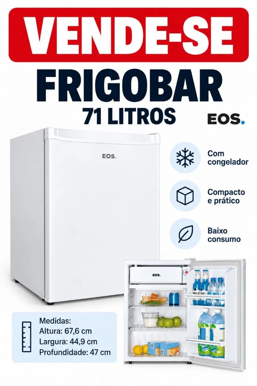 Frigobar 71 litros