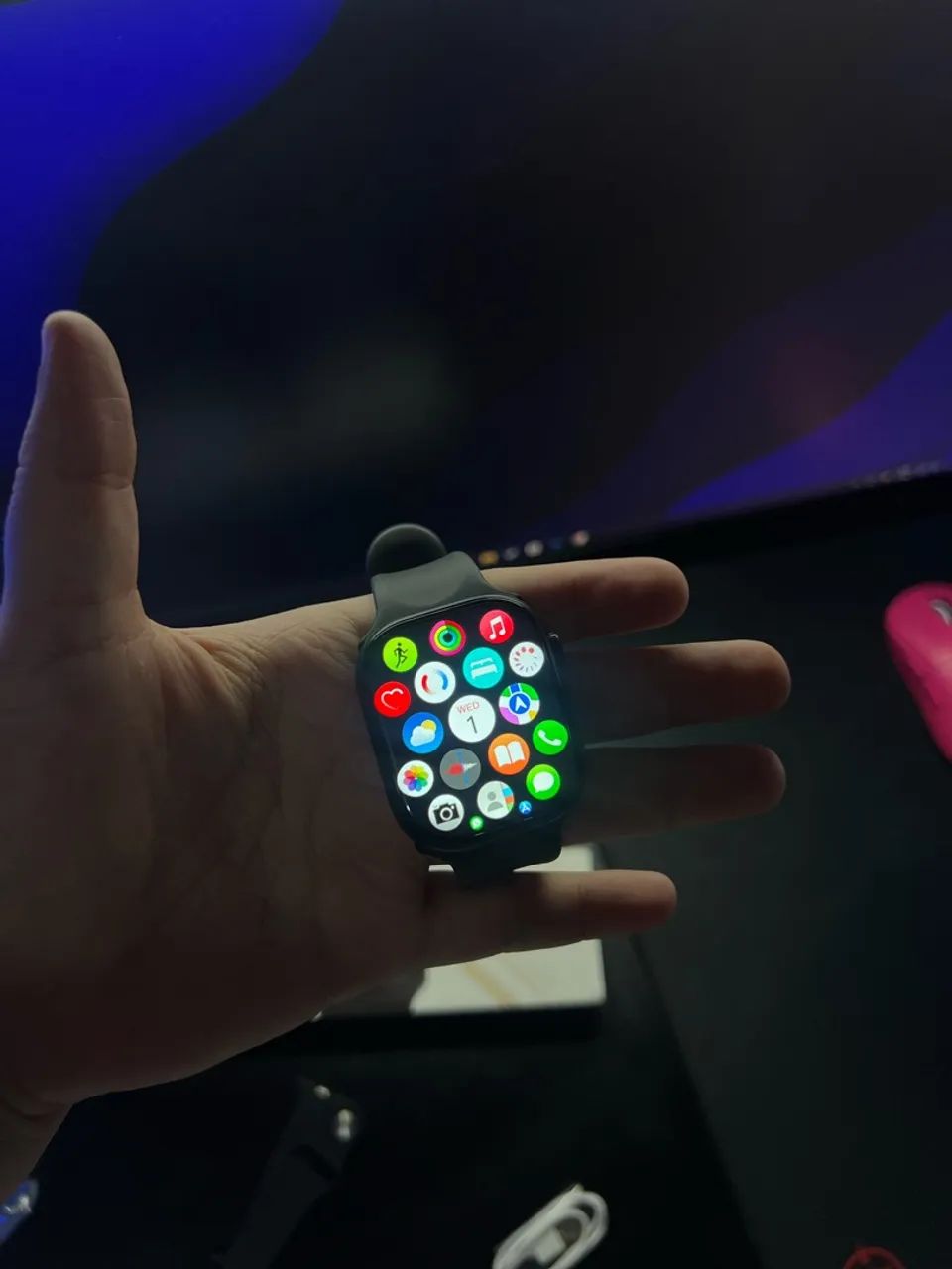 Smartwatch Microwear com WhatsApp e ChatGPT - Lacrado - Foto 5