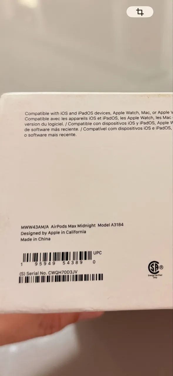 AirPods Max midnight - Novo lacrado - Foto 2