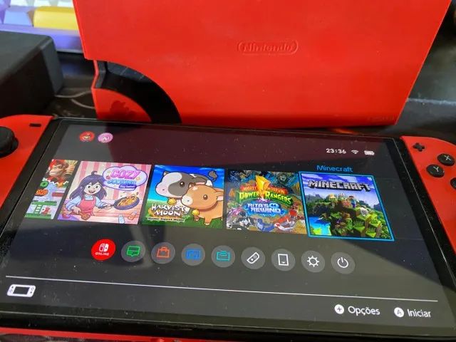 Nintendo Switch Oled Mario Edition - Foto 4