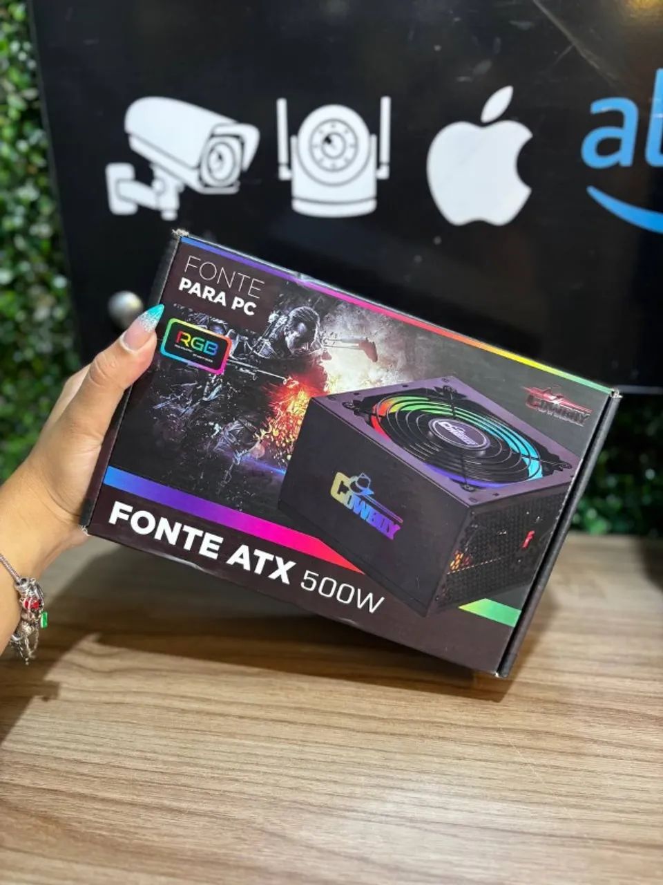 Fonte para PC ATX 500W com RGB - COWBOY 