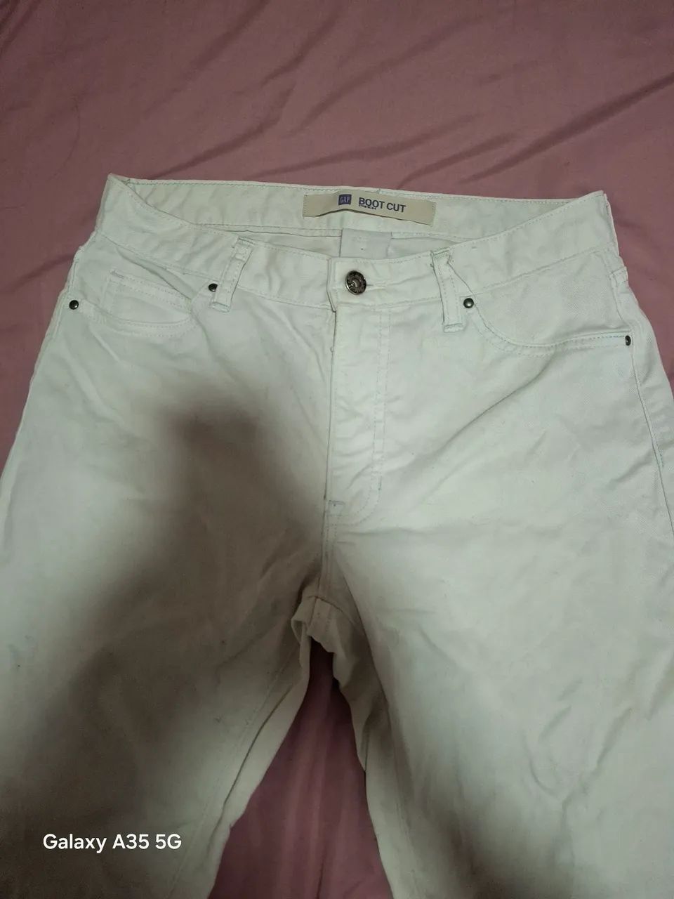 Calça jeans claro, tam 36 original. Bem conservada. - Foto 3